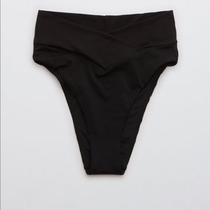 Aerie Crossover High Cut Cheeky Bikini Bottom